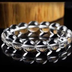 最高品質　12mm カイラス産ヒマラヤ水晶　健康ブレスレット　パワーストーン 最高品質 超希少 カイラス産 ヒマラヤ水晶 ブレスレット
