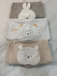 アカチャンホンポ　おしりアニマル　ミッフィー　ロンパース　80サイズ　3点セット