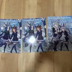 Unacustoms Pretty Diary クリアファイル 3枚　ウマ娘