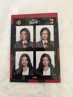 TWICE THIS IS FOR 国立 ランダム 証明写真ステッカー ジヒョ