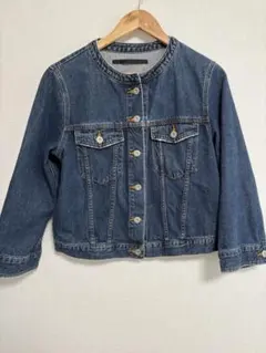 KBF ノーカラーデニムジャケット
