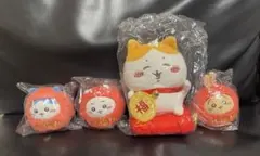 招福！ハチワレぬいぐるみS マスコット　だるまになっちゃった！ぬいぐるみ