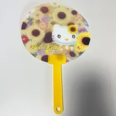 【当時物 貴重】サンリオ ハローキティ うちわ キティ 平成