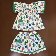 プチジャム　カットソー　スカート　セットアップ　100 プティジャム