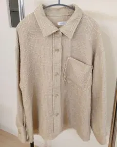 LOWRYS FARM ベージュ 長袖シャツ