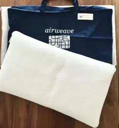 美品 エアウィーヴピロー S-LINE 専用バッグ付airweavepillow