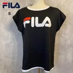 FILA Tシャツ S 半袖 黒 美品