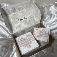 DIOR ギフトボックス クラッチ 蝶 ハート さくら 3点セット　ダンボール