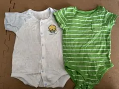 ベビー　肌着　半袖　ボディスーツ2枚セット　70 80 90 夏