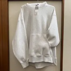 GU ヘビーウェイトスウェットパーカ(長袖) ライトグレー 3XL