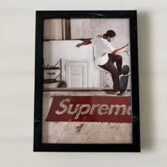 新品　Supreme パロディ ポップアート ポスター A4 額付き