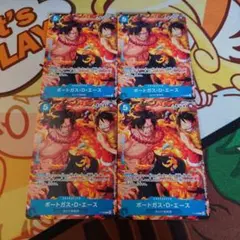 ポートガス・D・エース プロモ P-109 最強ジャンプ 4枚