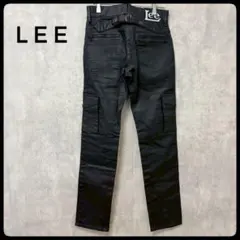 Lee　Riders　シンチバック　カーゴパンツ　ブラック　多ポケット　W26