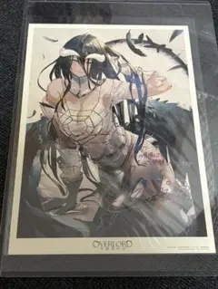 映画　劇場版 オーバーロード 入場者特典 アルベド　複製サイン入りポートレート 2025年最新】オーバーロード アルベド ポートレートの人気