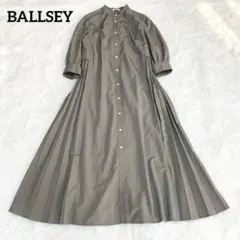 極美品✨BALLSEY スパンブロードバックプリーツシャツワンピース 36