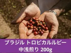 スペシャルティコーヒー 自家焙煎 ブラジル 浅煎り 200gのサムネイル