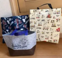 Peanuts スヌーピー トートバッグ 3点　非売品