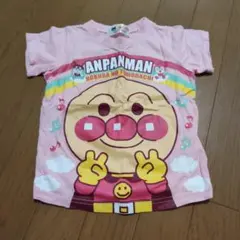 アンパンマン 半袖Tシャツ ピンク 90cm