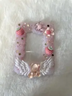 苺とお花のホイップデコ♡ピンク系