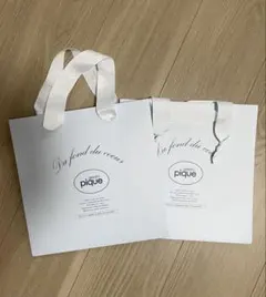 ジェラートピケ　ショップ袋　ショッピングバッグ　ギフトバッグ