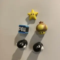 スーパーマリオ　マグネットコレクション　5個セット　ビンテージ　冷蔵庫　ガチャ