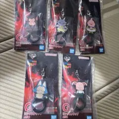 一番くじ　ドラゴンボール　リングストラップ５種セット