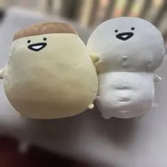 m*a様 お文具といっしょ　ぬいぐるみXL　プリンさん お文具さん　2体セット