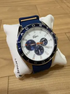 ネイビー LACOSTE クロノグラフ nanaple_2001091 腕時計 時計