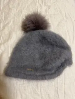 Ca4la (カシラ) グレー ポンポン付き ニット帽