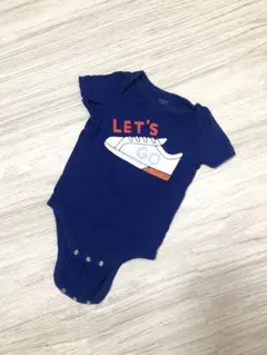 baby GAP スニーカー プリントロンパース　青 6-12ヶ月　男の子