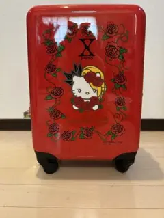 ハローキティとＸJapanコラボキャリーバッグ　ミニトート