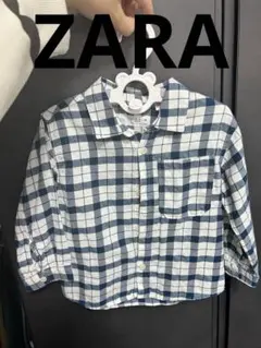 ZARA チェック柄 長袖シャツ 12-18ヶ月　値下げしました