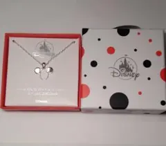 【未使用】ディズニー ミニー カチューシャ ネックレス シルバー 完備品