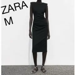 フィットミディワンピースパフショルダー