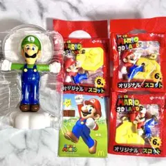 スーパーマリオ マスコット 3Dランド 他グッズ 5点