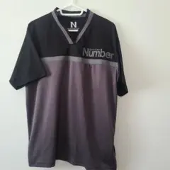 Number Lサイズ Tシャツ ブラック/グレー