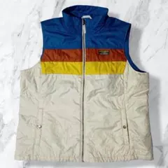 2010s L.L.Bean ブロックカラー 中綿ベスト XL相当