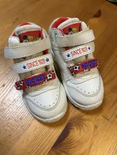 希少！ミッキーマウス スニーカー ホワイト14cmのサムネイル