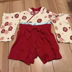 花柄袴スタイル ベビー服　70cm 美品