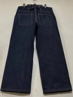 ショット サスペンダーボタン付きデニムパンツ 濃紺 32 - メルカリ