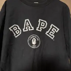 希少 APE キッズ kids カレッジロゴ スウェットトレーナー 120 - メルカリ