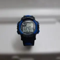 COOBOS キッズ腕時計 デジタル ブラック ブルー