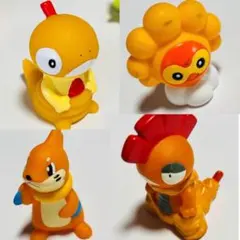 【4匹】ズルッグ ポワルン ブイゼル ズルズキン ポケモン ソフビ 指人形