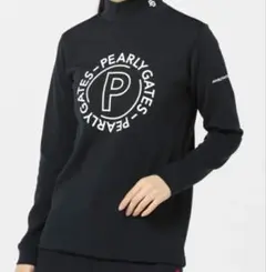 PEARLY GATES ハイネックシャツ ブラック