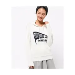 美品☆ロデオクラウンズRCWBフラッグニットパーカーM白