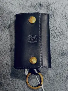IL BISONTE ブラック レザー キーケース 新品未使用品
