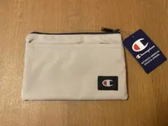Champion ポーチ ベージュ グレー ［新品未使用］