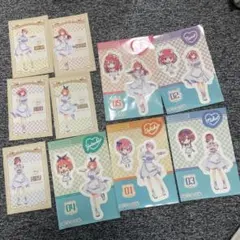 五等分の花嫁 ローソンコラボ　ノート、ステッカー