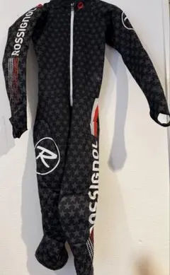 アルペンスキーワンピースROSSIGNOL スキースーツ 星柄 黒