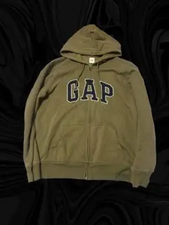 GAP オリーブグリーン ジップアップパーカー y2k archive